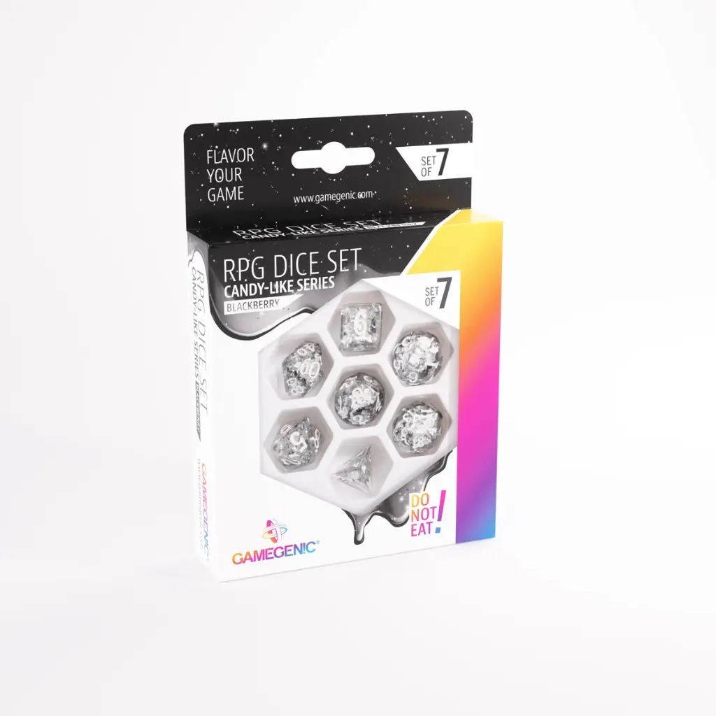 RPG Dice Set: Candy-Like Series - Blackberry (7pcs)