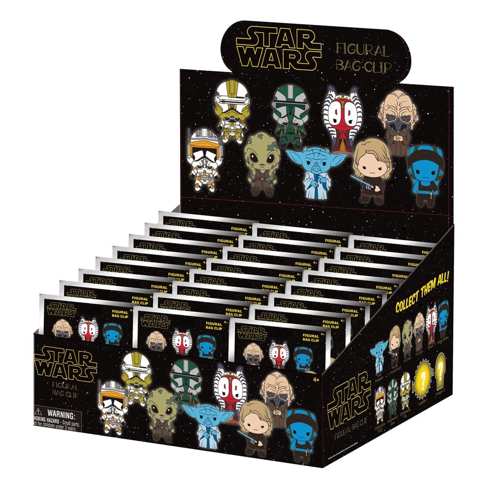 Star Wars 3 - Series 1 - 3D Foam Bag Clip (1pcs)