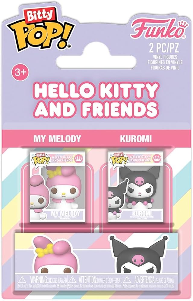 Pop! Bitty: Hello Kitty And Friends - My Melody & Kuromi
