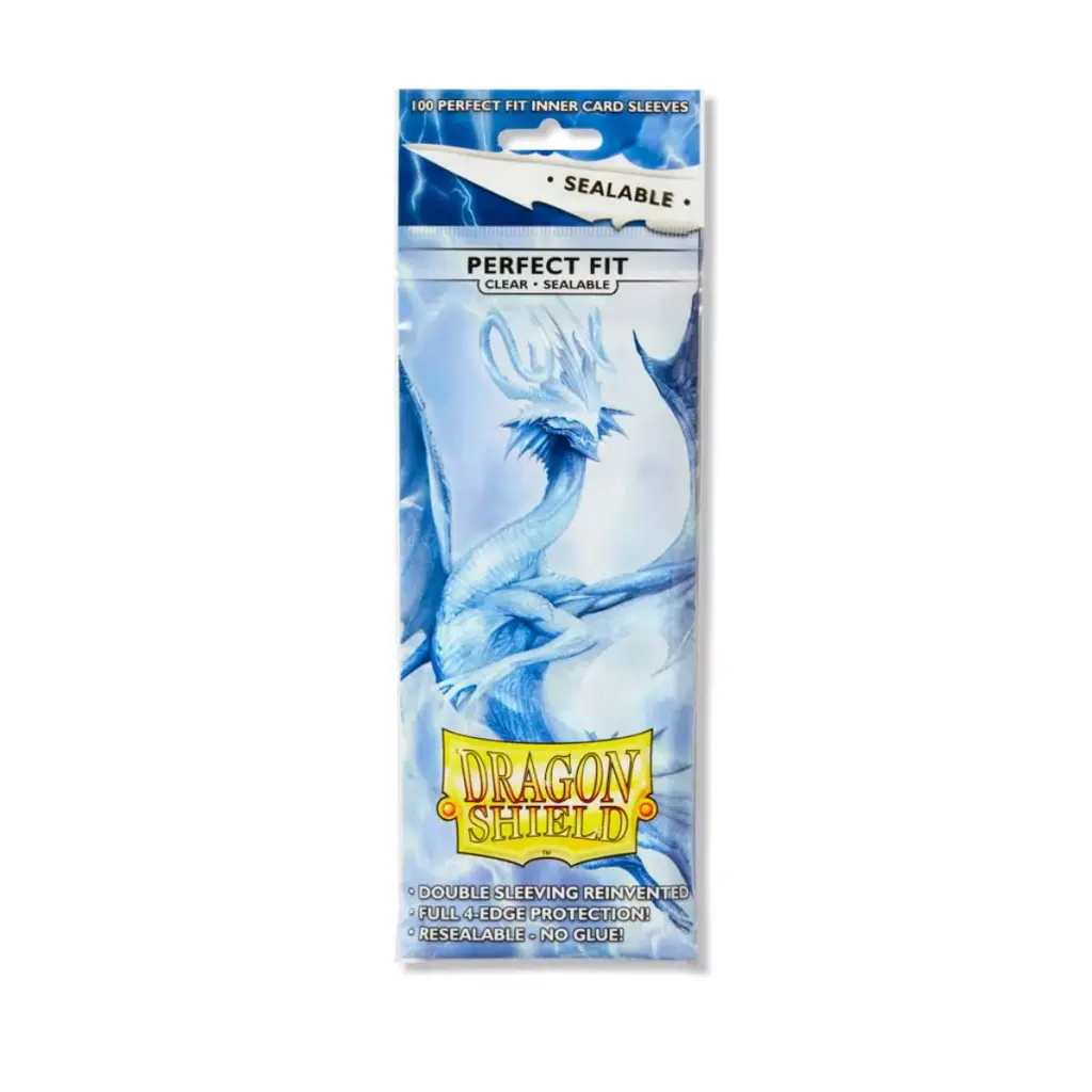 Dragon Shield: Inner Sleeves - Perfect Fit (Clear) (Resealable) (100pcs)