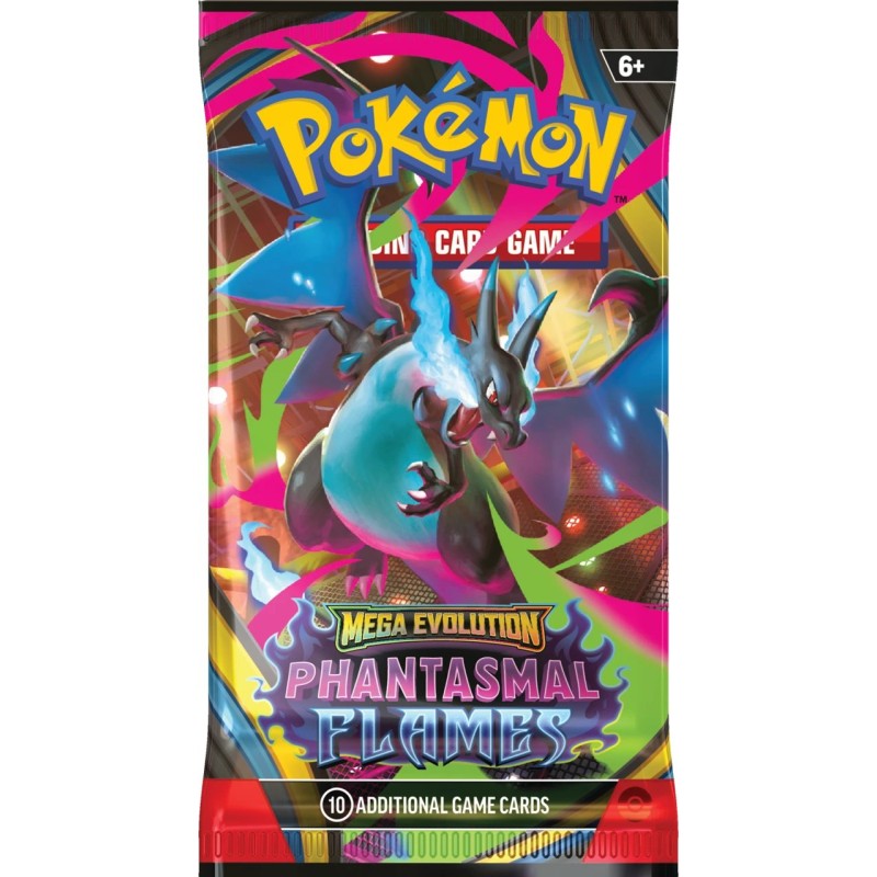 Pokémon Mega Evolution Phantasmal  Flames Booster Pack