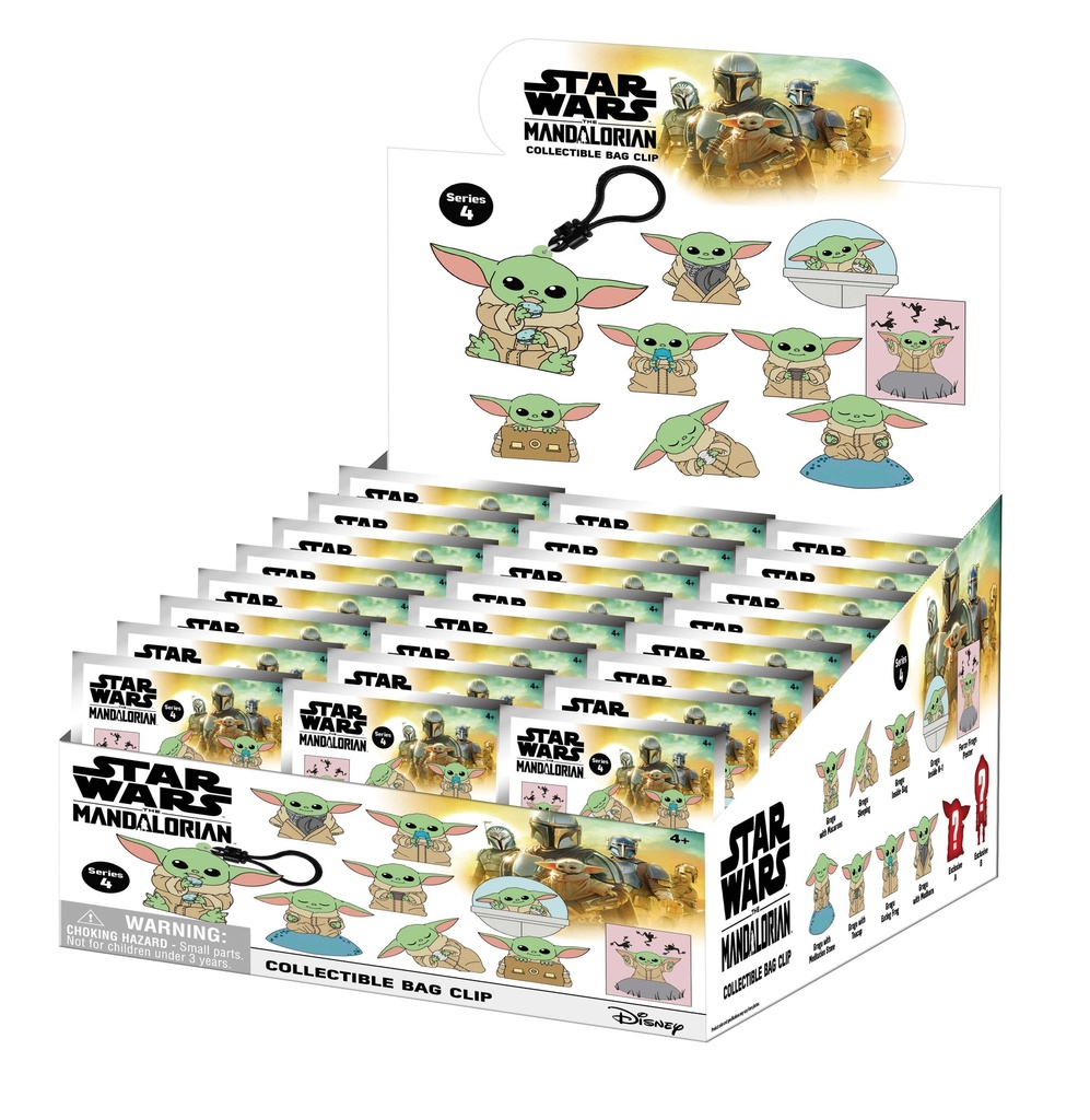 Star Wars - The Mandalorian - 3D Foam Bag Clip (1 pc)