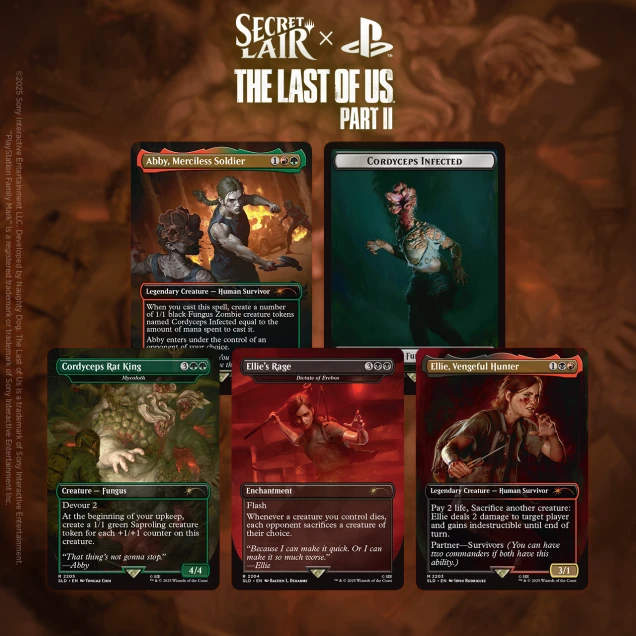 Magic The Gathering: Secret Lair - The Last Of Us - Part II (Non-Foil)