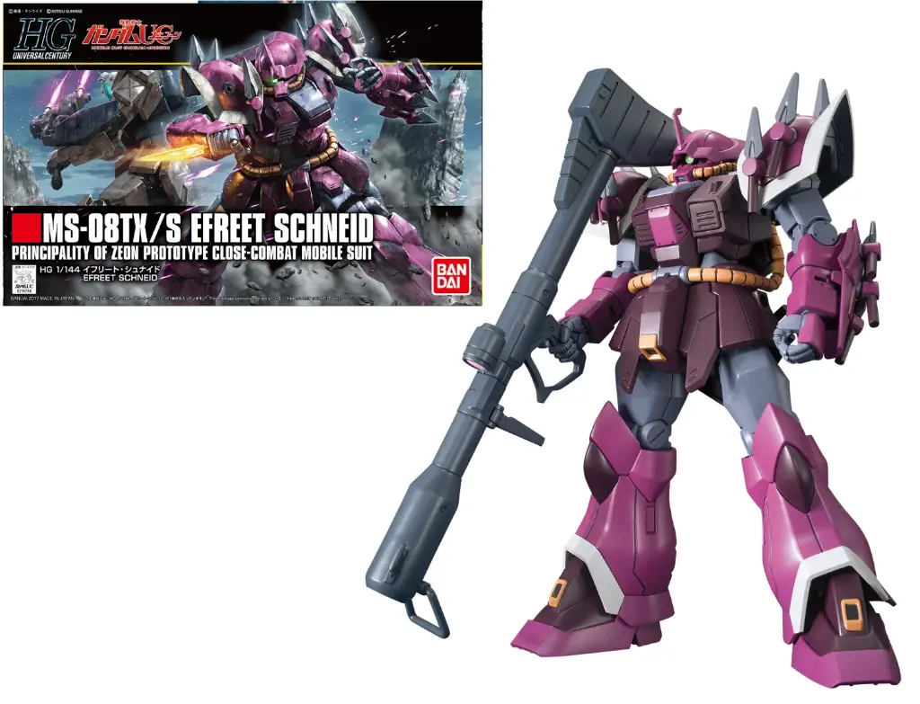 GUNDAM - Model Kit - HG 1/144 - Efreet Schneid MS-08TX/S - 13CM