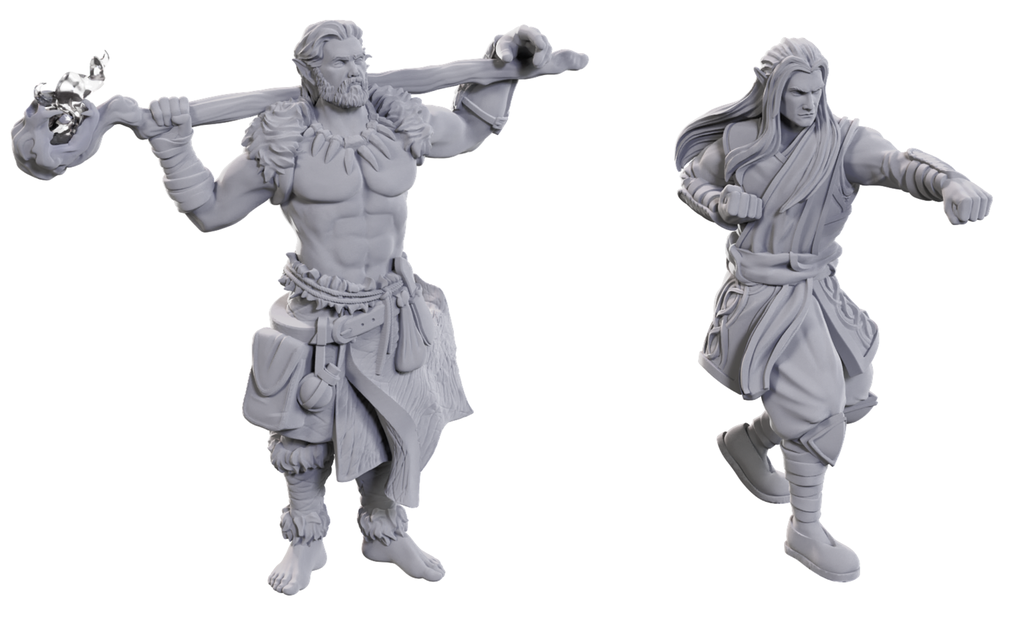 Dungeons & Dragons: Figurines - Archdruid & Martial Arts Adept