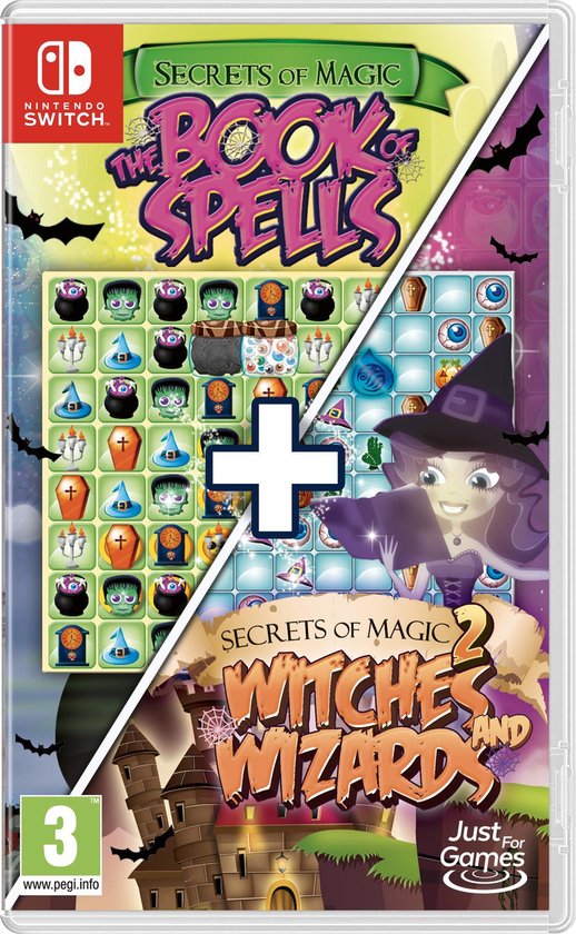Secrets of Magic: The Book of Spells + Secrets of Magic 2: Witches and Wizards 