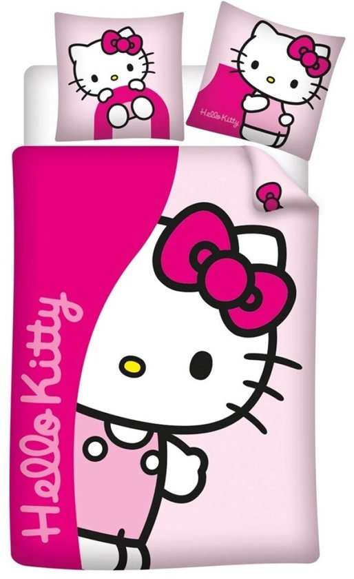 Hello Kitty - Duvet Cover 140x200cm + 65x65cm 