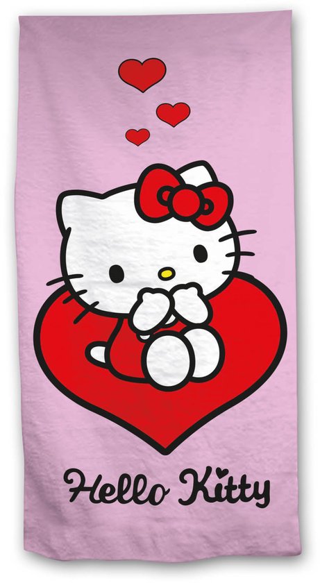 Hello Kitty Heart - Beach Towel 70x140cm 