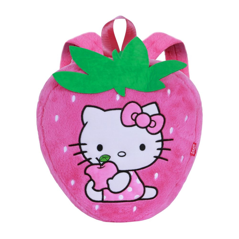 Hello Kitty - Strawberry Mini Fur Backpack '25x22x12cm'