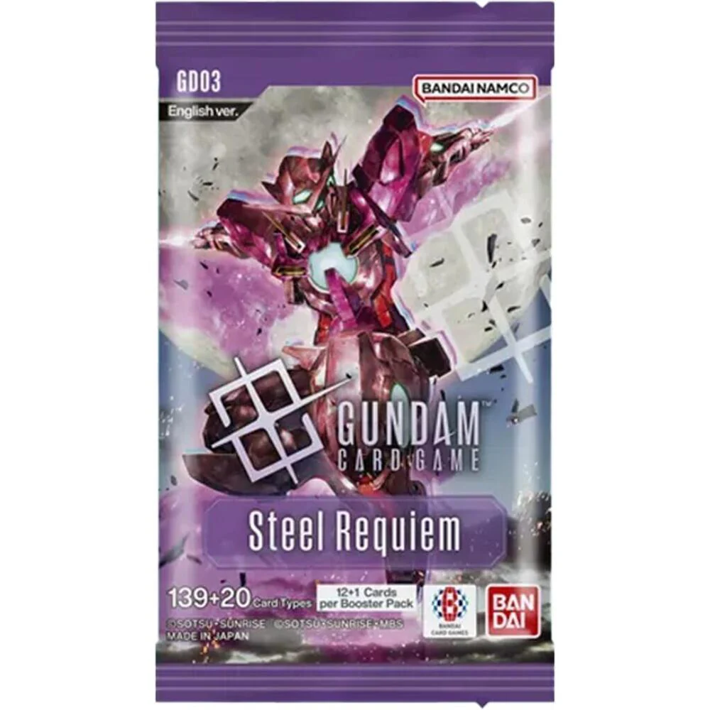 Gundam Card Game Steel Requiem (GD03) Booster Pack 