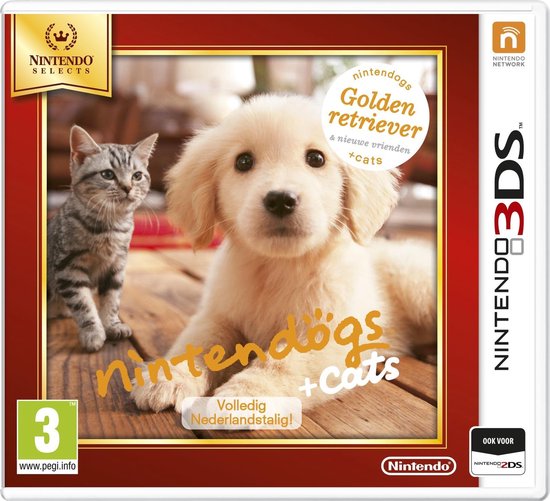Nintendogs + Cats: Golden Retriever & Nieuwe Vrienden (Nintendo Selects) 