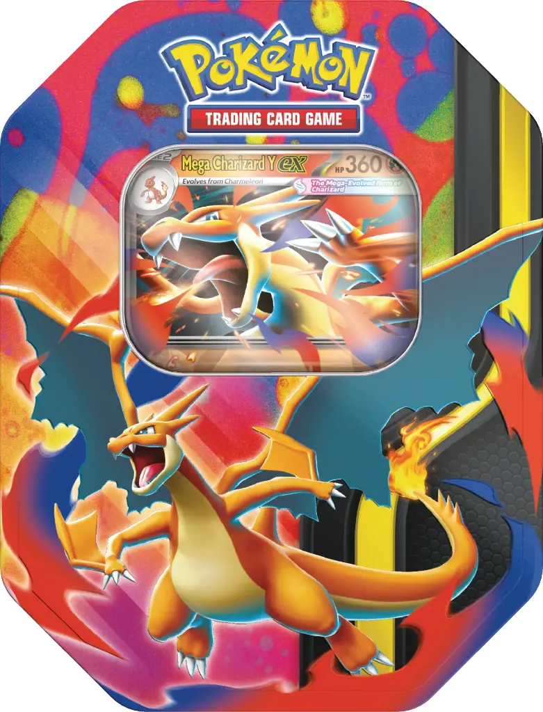 Pokémon Mega Charizard ex Tin - Mega Charizard Y