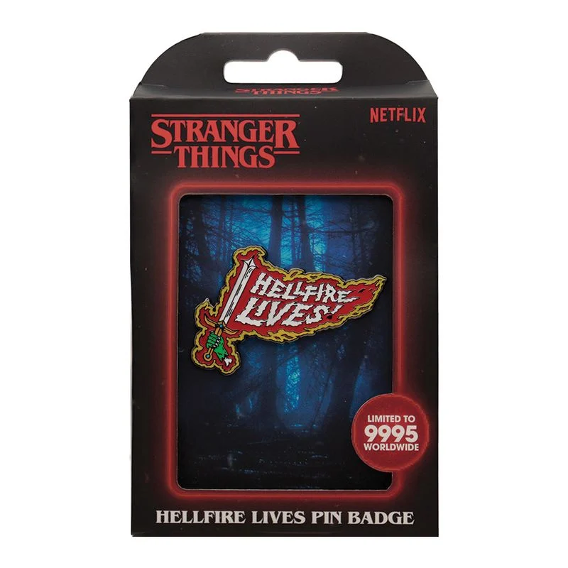 Stranger Things - Hellfire Lives - Limited Edition Pin