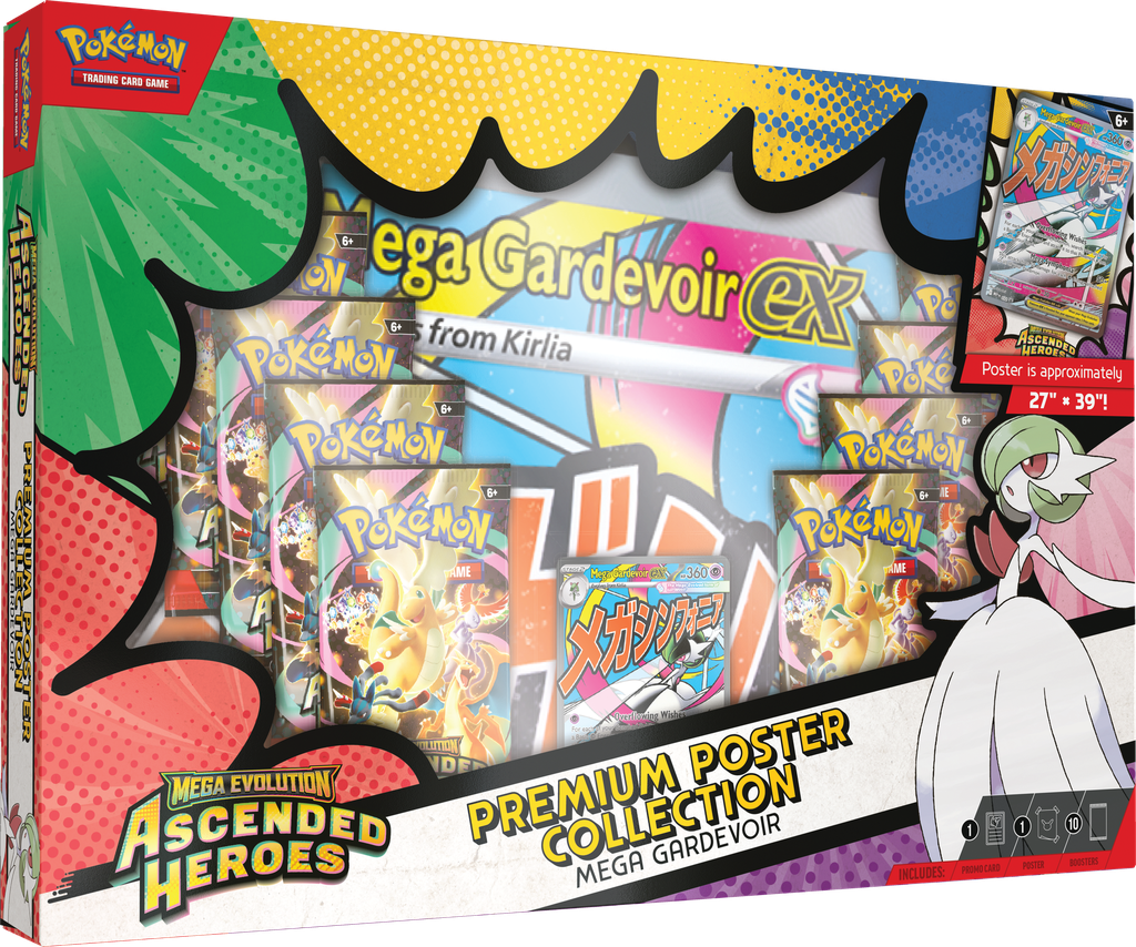 Pokémon Mega Evolution Ascended Heroes Premium Poster Collection - Mega Gardevoir