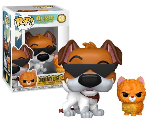 POP! Oliver & Company - Dodger With Oliver (Chase) (1705)