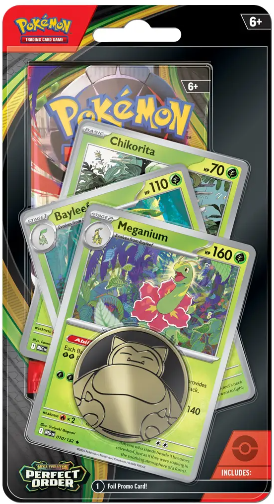Pokemon Perfect Order - Premium Checklane Blister - Meganium