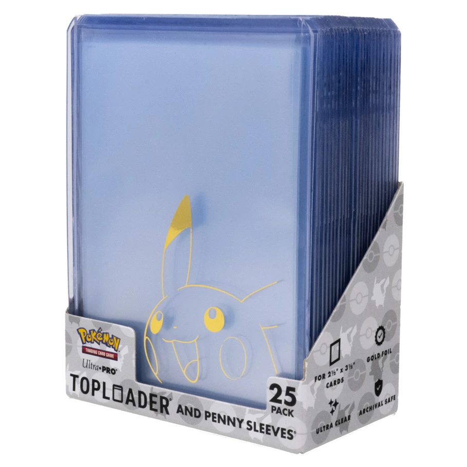 Pikachu Toploader and Penny Sleeves Combo Pack