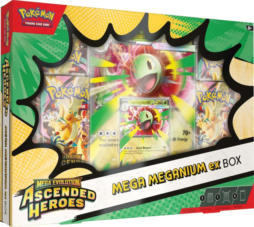 Pokémon Mega Evolution Ascended Heroes - Mega Meganium ex Box