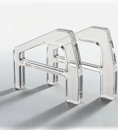 Horizontale Standaard voor PS5 Slim/Pro Disc Basis Transparante imitatie