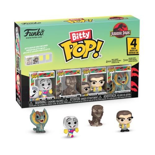 Pop! Bitty: Jurassic Park - 4 Pack (Mr. DNA)