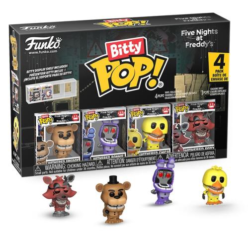 Pop! Bitty: Five Nights at Freddy's - 4 Pack (Withered)