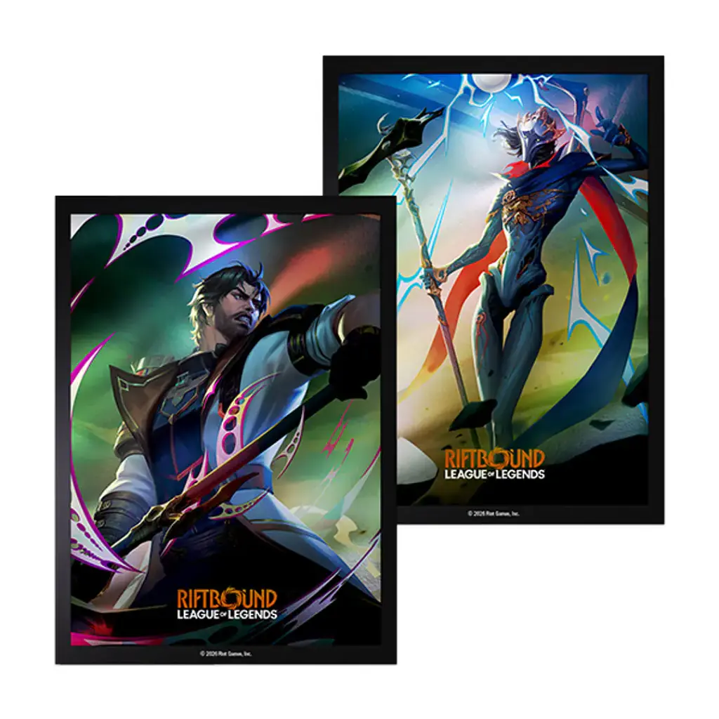 Riftbound League of Legends Vendetta Art Sleeves - Jayce vs Viktor