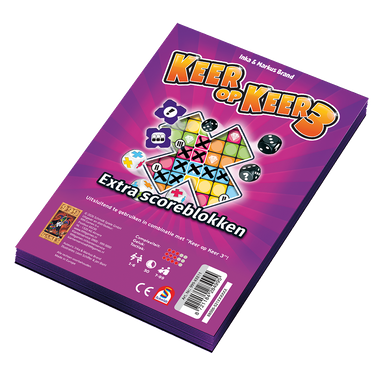 Scoreblokken Keer op Keer 3 twee stuks Level 1 - Dobbelspel