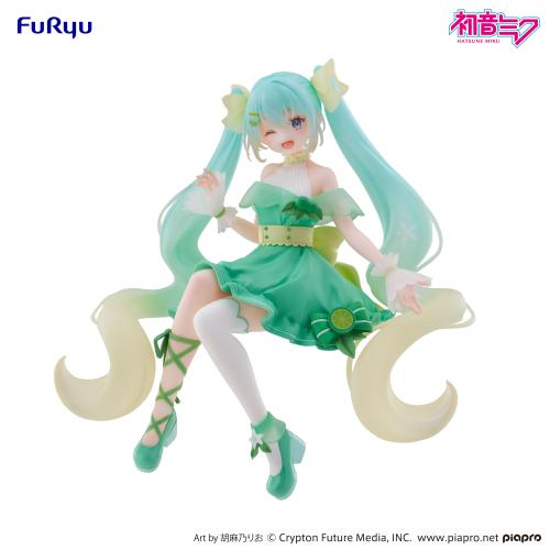 Hatsune Miku - Hatsune Miku "Lime" - Statue Noodle Stopper 14cm