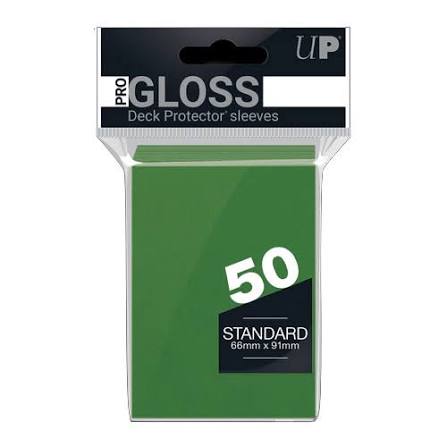 Ultra Pro: Gloss Sleeves - Solid Green