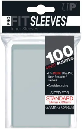 SLEEVES Pro-Fit Inner Sleeves Clear (Standard Size)
