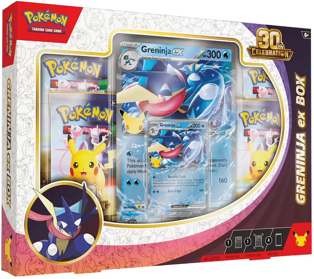 Pokémon 30th Celebration ex Box - Greninja ex