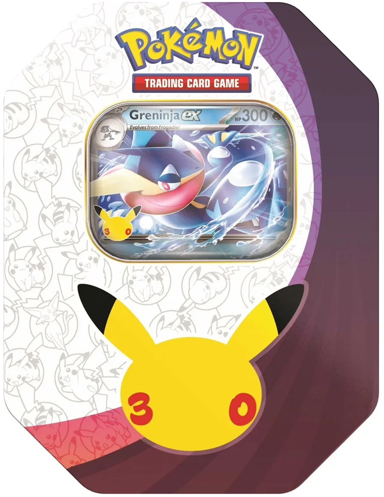 Pokémon 30th Celebration ex Tin - Greninja ex