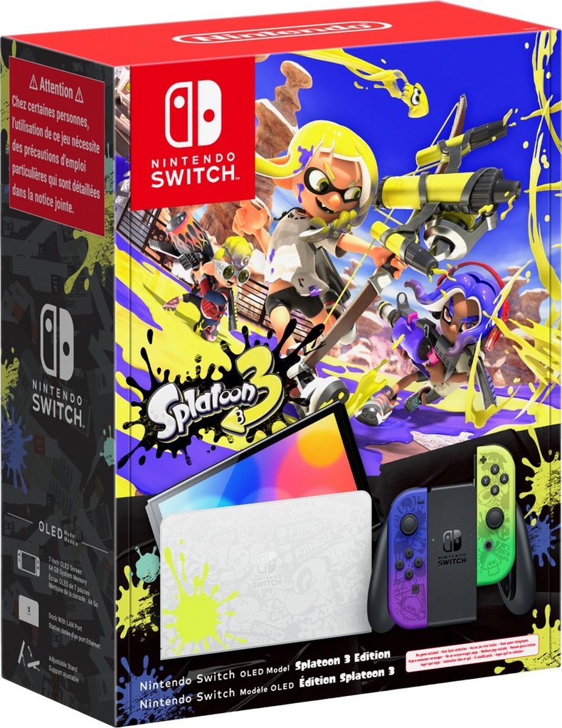 Nintendo Switch Console (OLED-Model) - Splatoon 3 editie