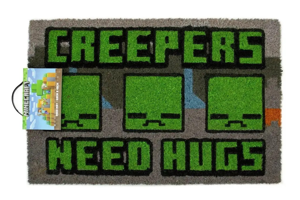 Minecraft - Creeper need hugs - Doormat 40X60cm