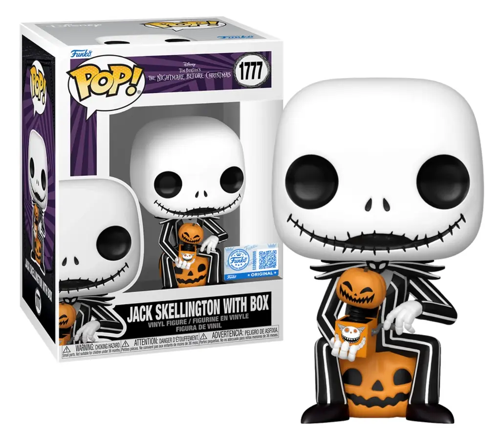 Pop! Disney: Nightmare Before Christmas - Jack with Box (1777)