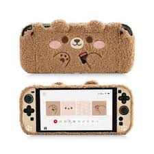 GeekShare Plush Protective Case for Switch 2-Bear 
