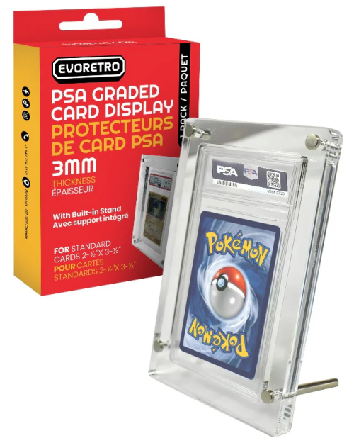 EVORETRO - Acrylic case PSA graded card stand acrylic protector 3.0MM 