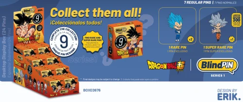 DRAGON BALL SUPER - Series 1 - Mystery Pin's 