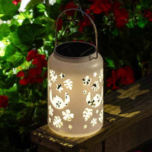 STITCH - 'LunaGlo' Outdoor Projection Solar Lantern