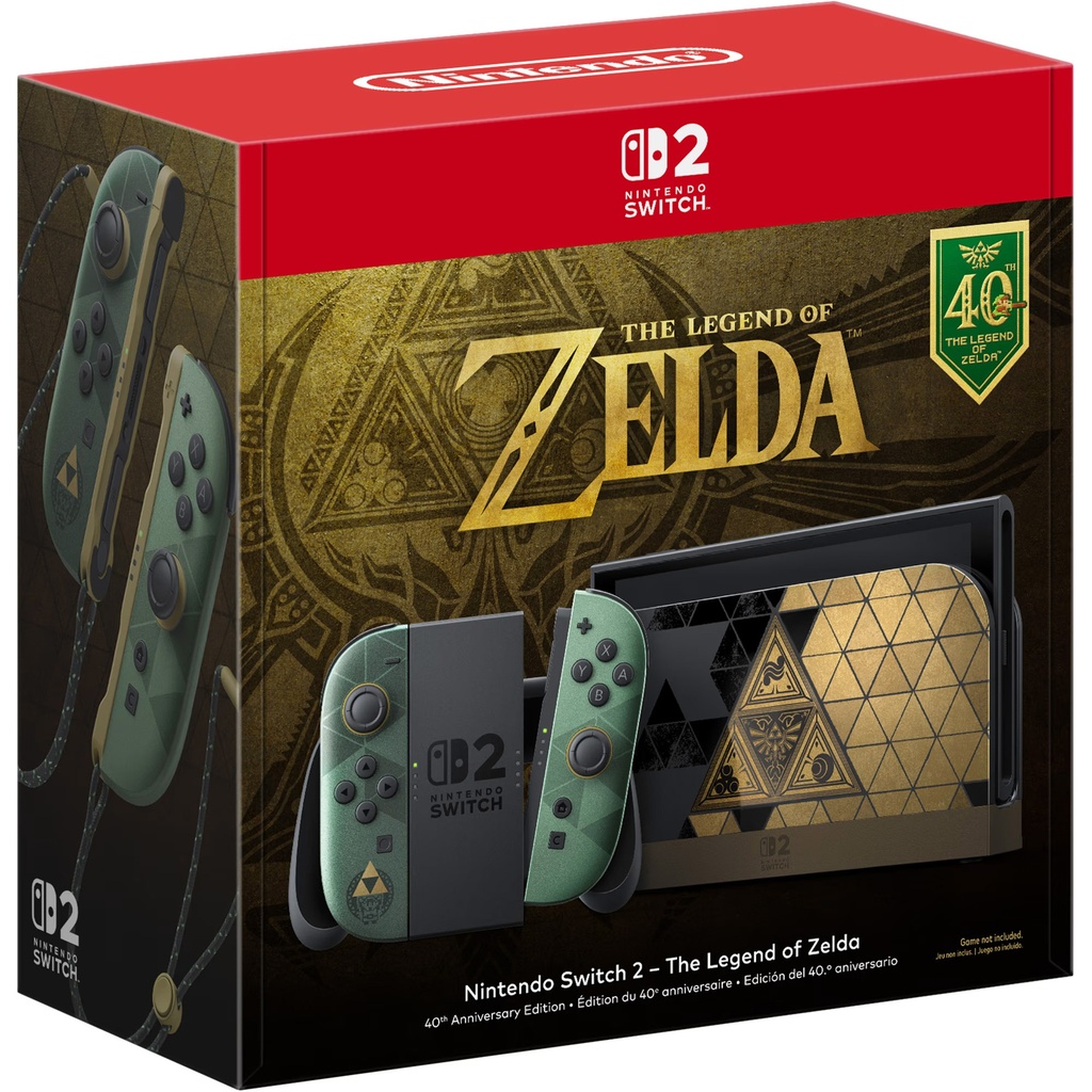 Nintendo Switch 2 Console - The Legend of Zelda 40th Anniversary Edition