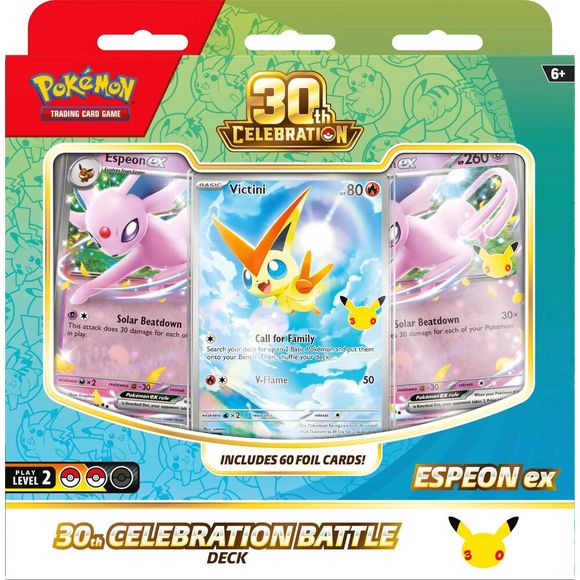 okémon TCG 30th Celebration Battle Deck – Espeon ex