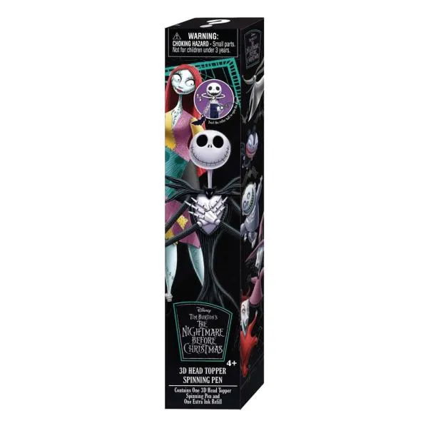 Nightmare Before Christmas - 3D Head Topper Spinning Pen (1pc)