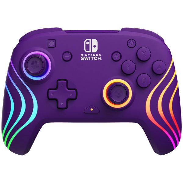 Nintendo Switch PDP Afterglow Wave - Purple (Wireless)