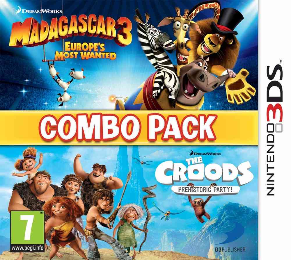 Madagascar 3 + The Croods Combo Pack