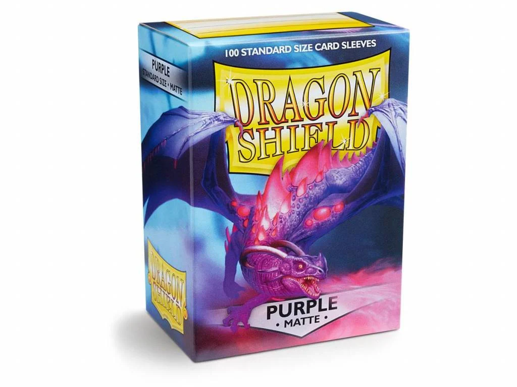 Dragon Shield: Matte Sleeves - Purple (Standard Size)