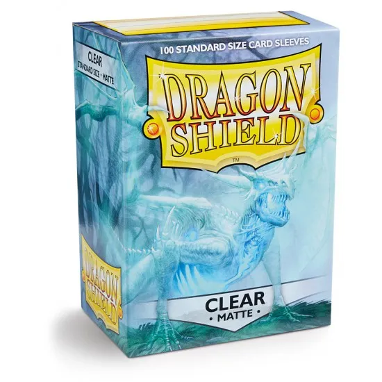 Dragon Shield: Matte Sleeves - Clear (100pcs)