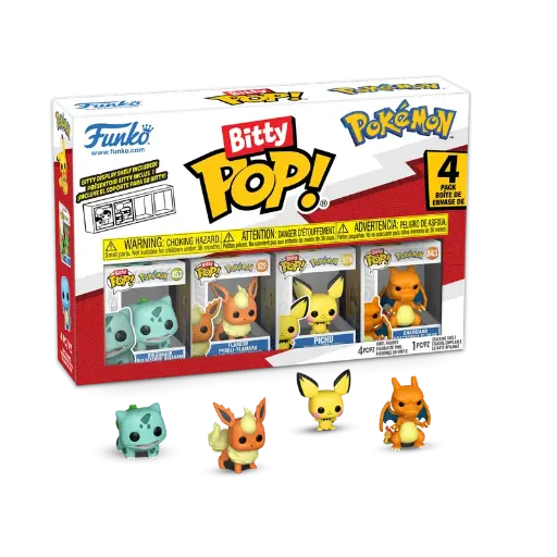 Bitty Pop! Pokemon 4-Pack - Bulbasaur 