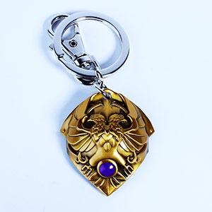 Warhammer 40k Metal Custodian Shoulder Plate Keychain