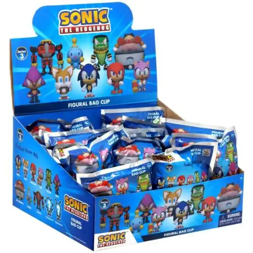 SONIC - Series 3 - 3D Foam Bag Clip (1pc)
