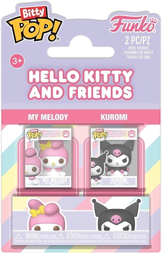 Pop! Bitty: Hello Kitty And Friends - My Melody & Kuromi